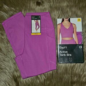 GapFit Cropped Leggings & GapFit Active Tank Bra
